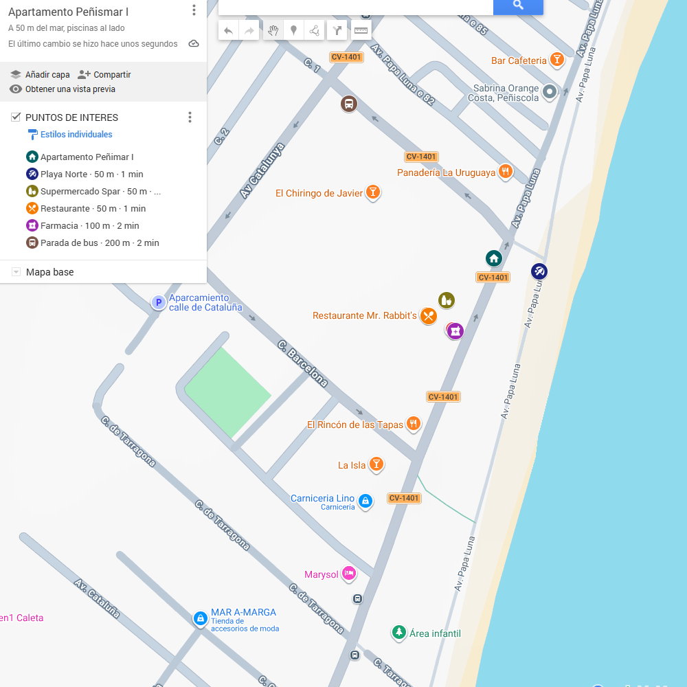 Puntos interés Peñismar I móvil