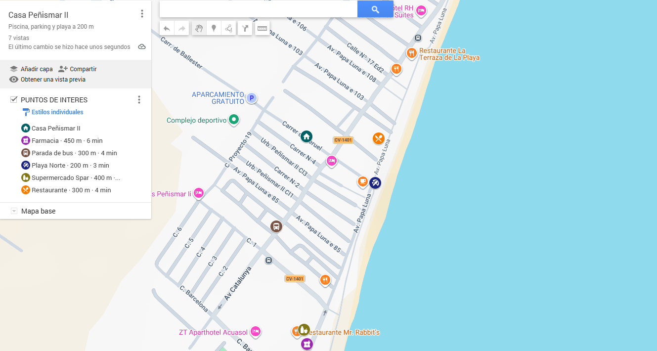 Puntos interés Peñismar II